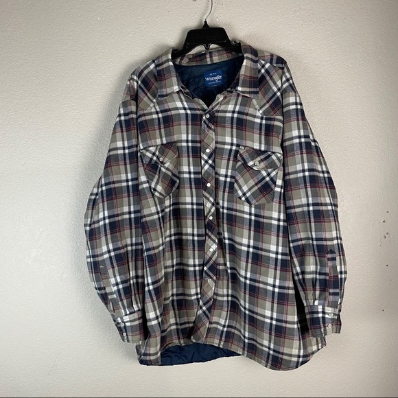 Wrangler Western Shirt Jacket Size 3X Big - Picture 1 of 8